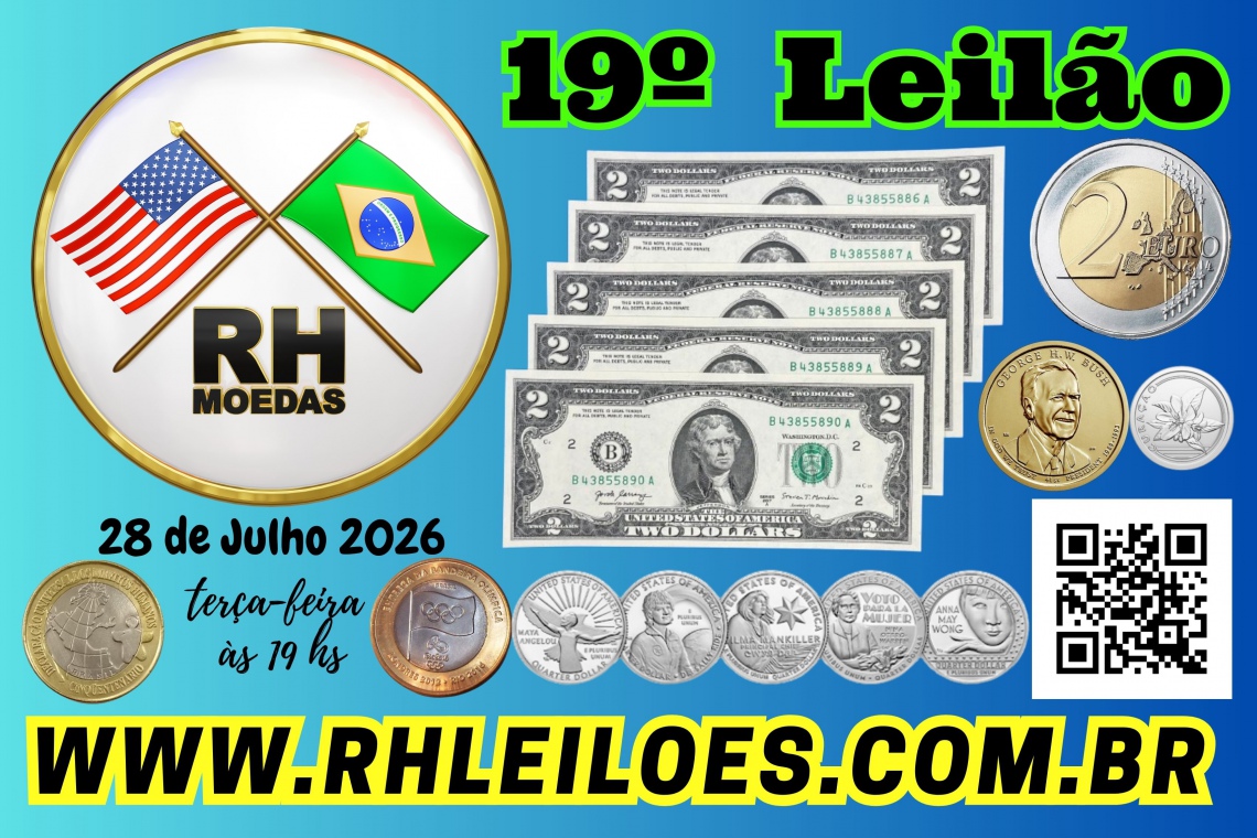 19º Leilão RH Moedas