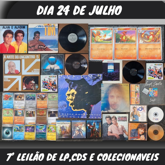 7º LEILÃO DE LPS, CDS E COLECIONAVEIS!