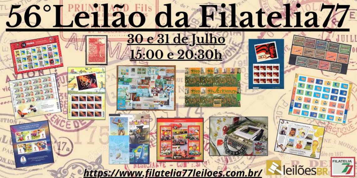 56º Leilão da FILATELIA77