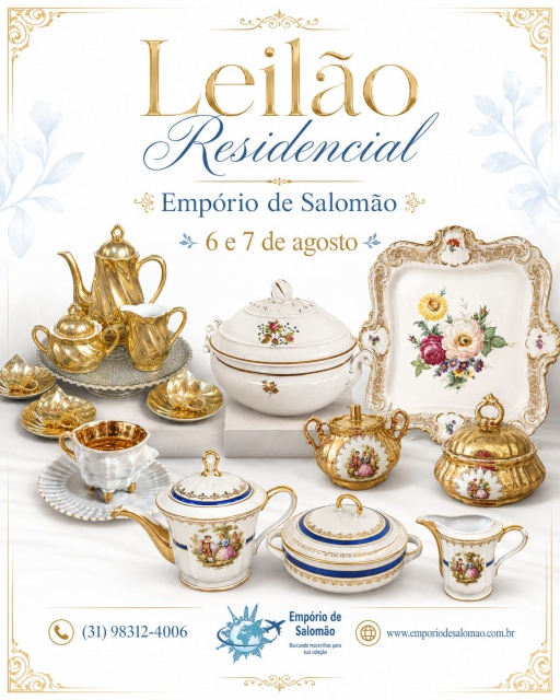 LEILÃO RESIDENCIAL EMPÓRIO DE SALOMÃO