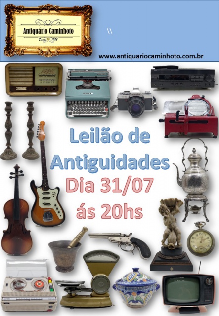 60º  LEILÃO ANTIQUARIO CAMINHOTO