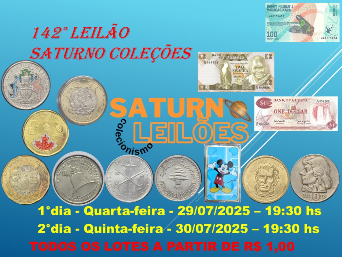 142º LEILÃO SATURNO LEILÕES