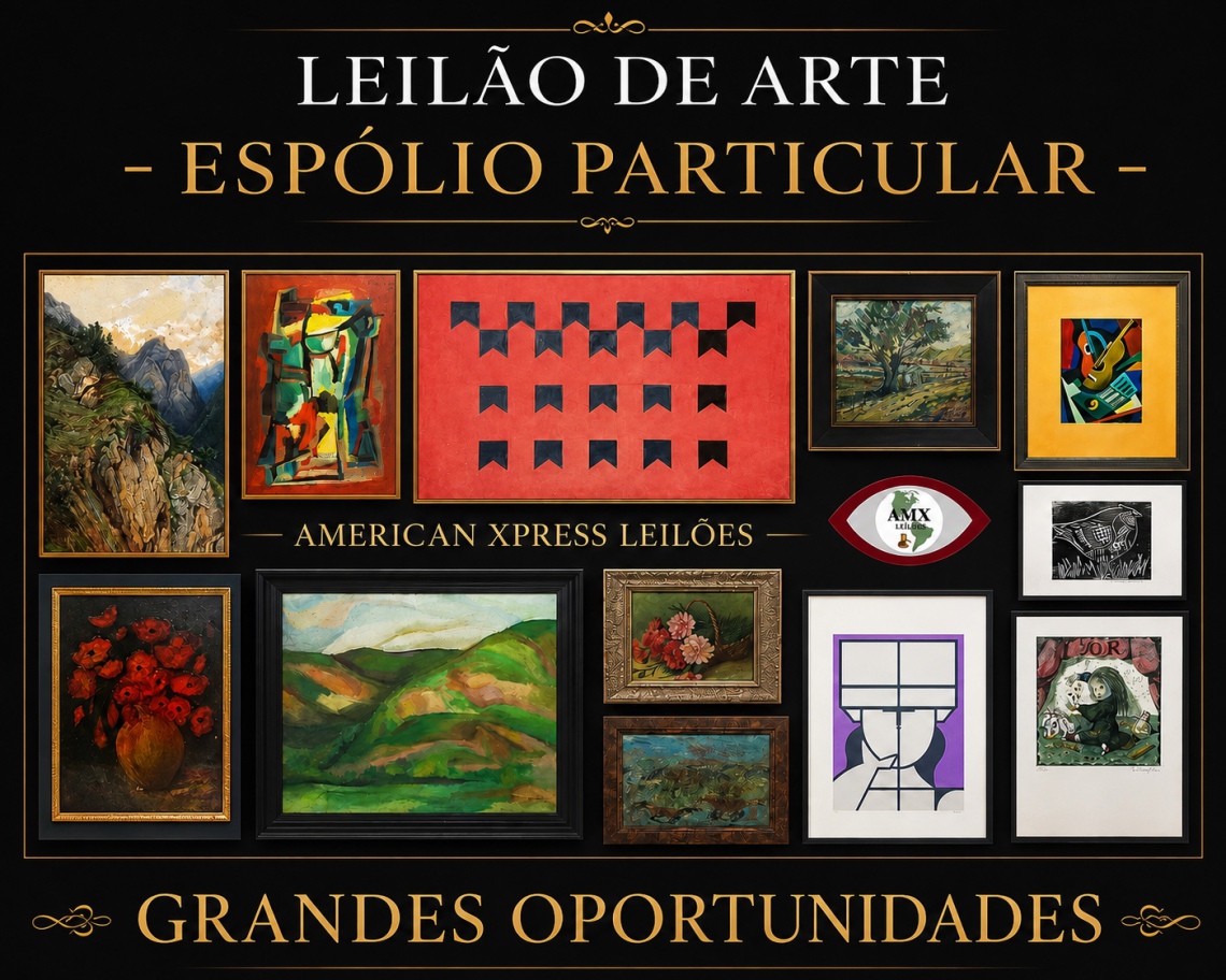 LEILÃO DE ARTE - ESPÓLIO PARTICULAR -