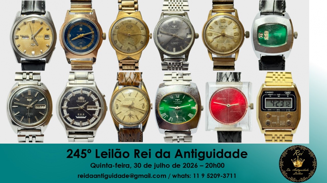 245º Leilão Rei da Antiguidade