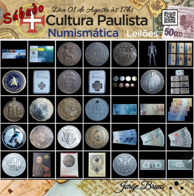 131º LEILÃO ESPECIAL DO CULTURA PAULISTA NUMISMÁTICA