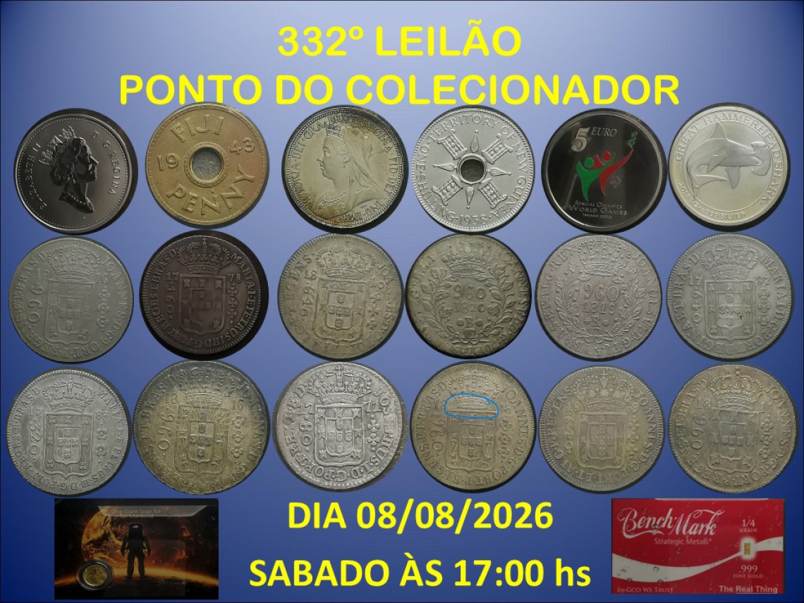 332º LEILÃO PONTO DO COLECIONADOR