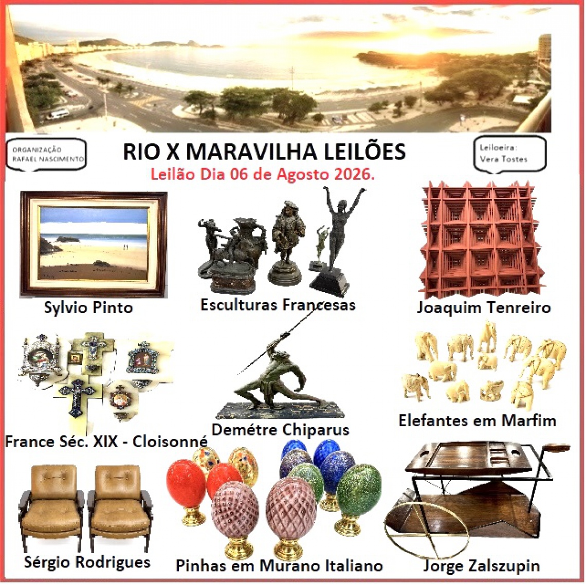 RIO X MARAVILHA LEILÕES - LEILÃO DE ARTE E ANTIGUIDADES AGOSTO 2026