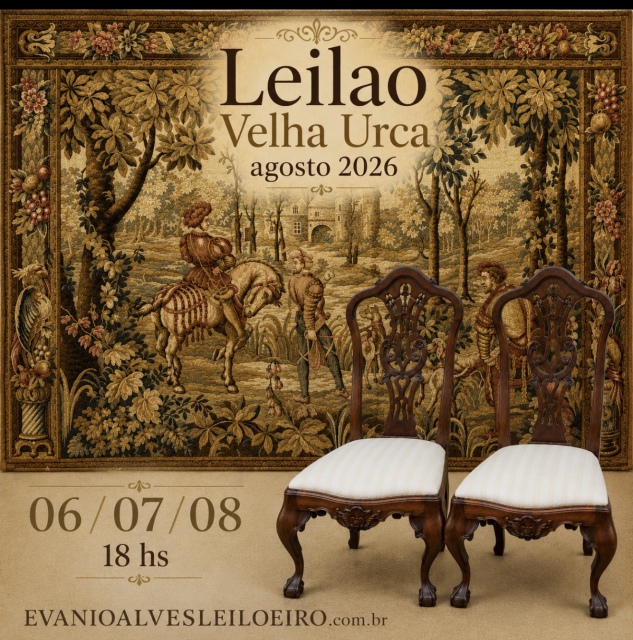LEILÃO VELHA URCA, AGOSTO 2026
