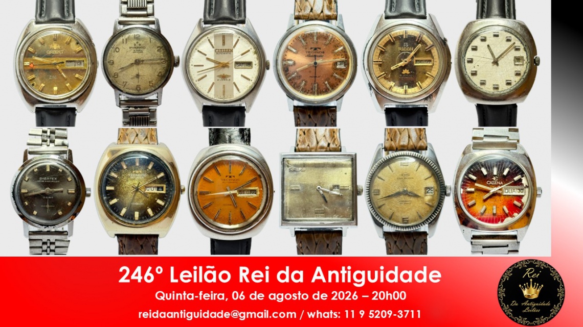 246º Leilão Rei da Antiguidade