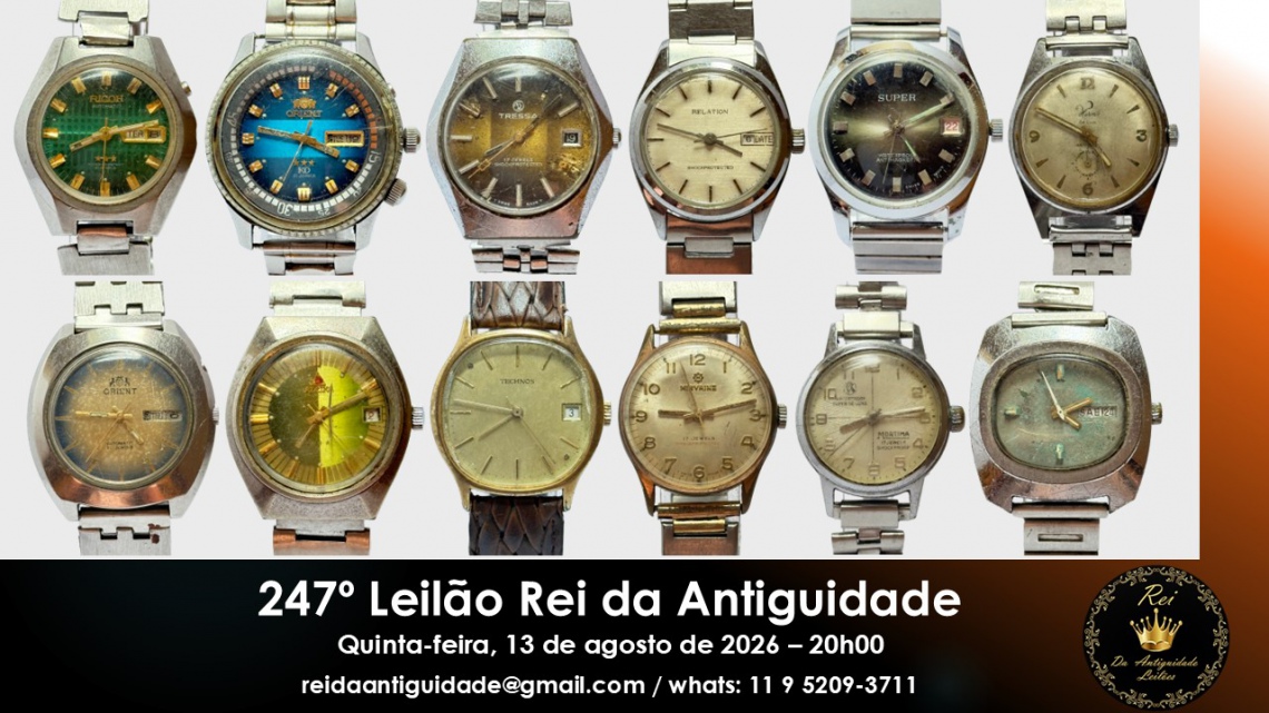 247º Leilão Rei da Antiguidade