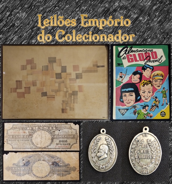 Empório do Colecionador - LEILÃO DE COLECIONISMO, ARTES E ANTIGUIDADES.