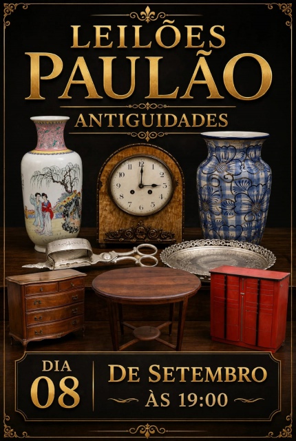 LEILÃO DE ARTE E ANTIGUIDADES - SETEMBRO 2026