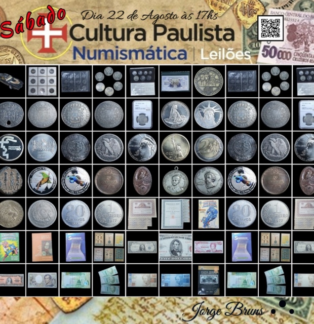 132º LEILÃO ESPECIAL DO CULTURA PAULISTA NUMISMÁTICA