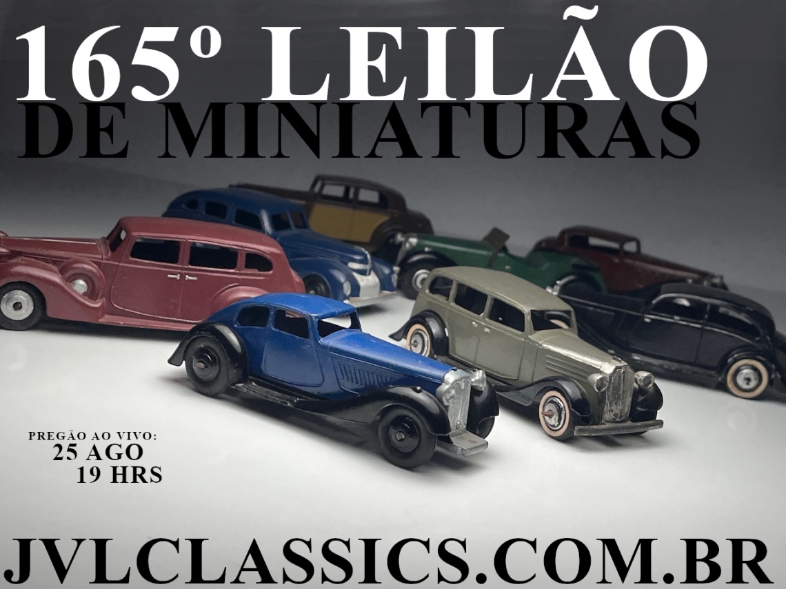 165º Leilão de Miniaturas JVL Classics - Vintage Models