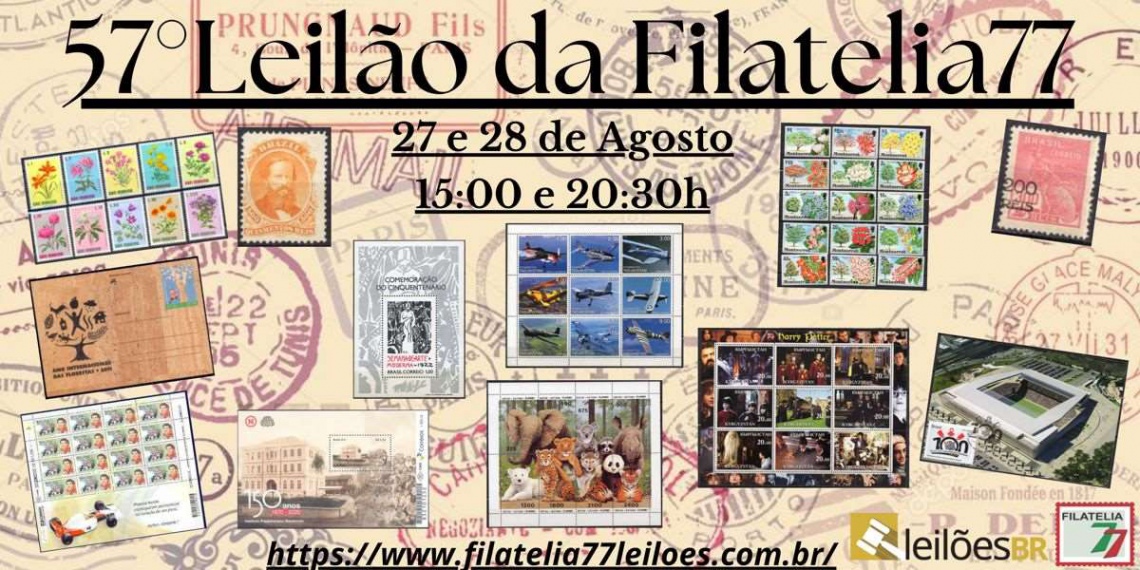 57º Leilão da FILATELIA77