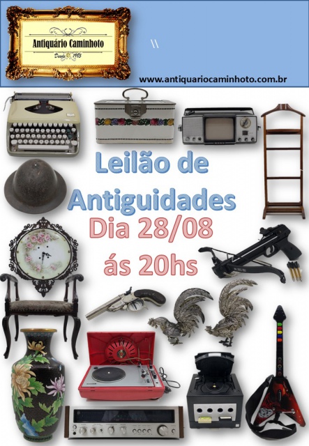 61º  LEILÃO ANTIQUARIO CAMINHOTO