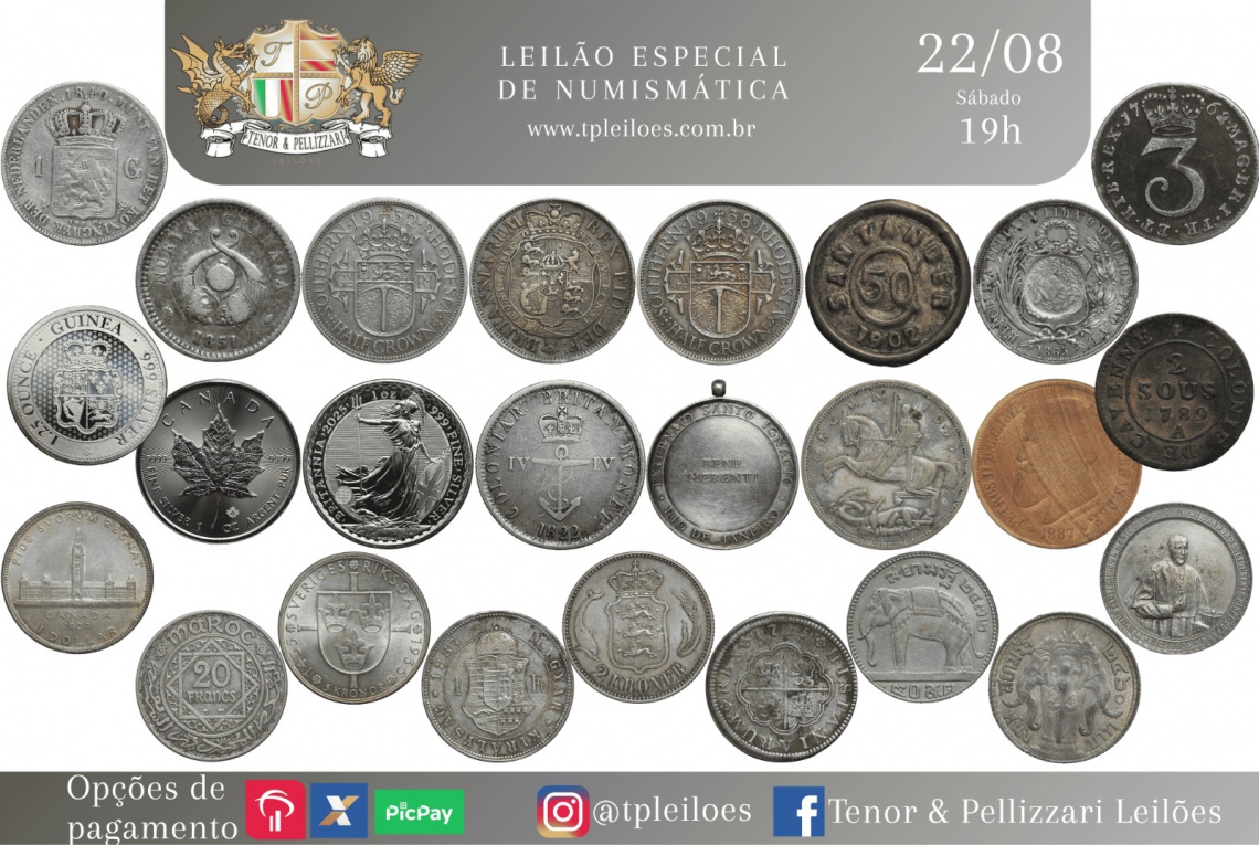 LEILÃO ESPECIAL DE NUMISMÁTICA