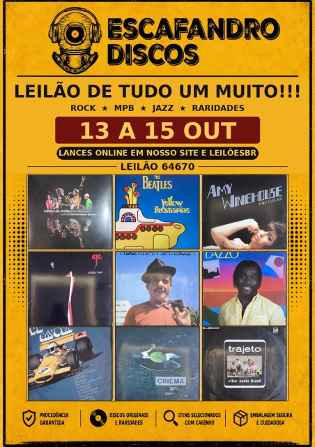 Escafandro Discos - Antiguidades e Colecionáveis - Guarulhos - SP