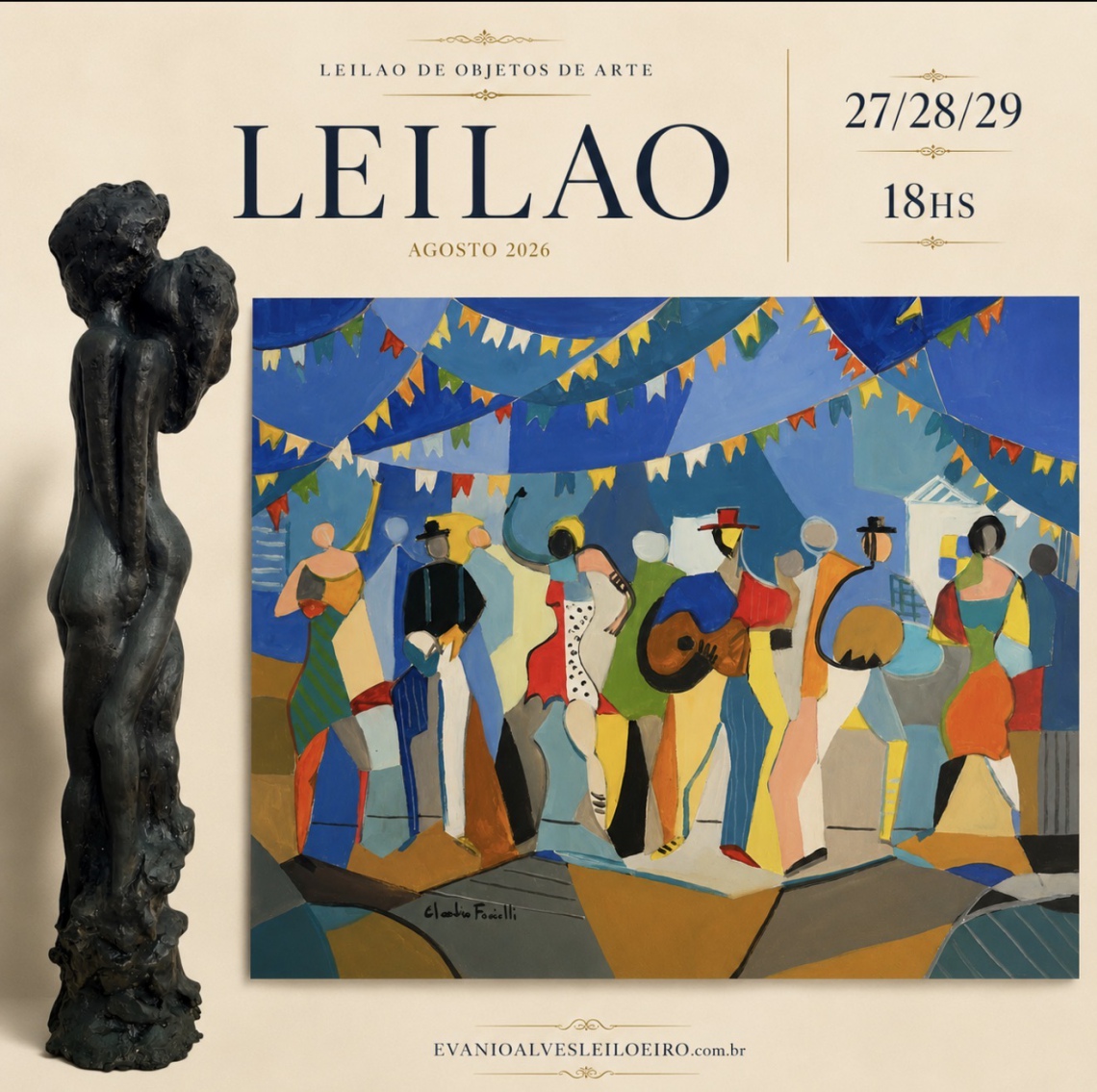 LEILÃO DE OBJETOS DE ARTE, AGOSTO 2026