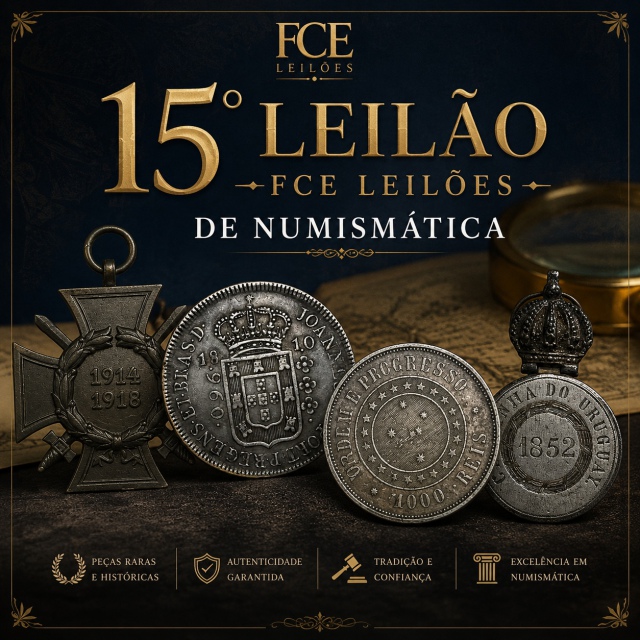 15º Leilão de Numismática - FCE Leilões