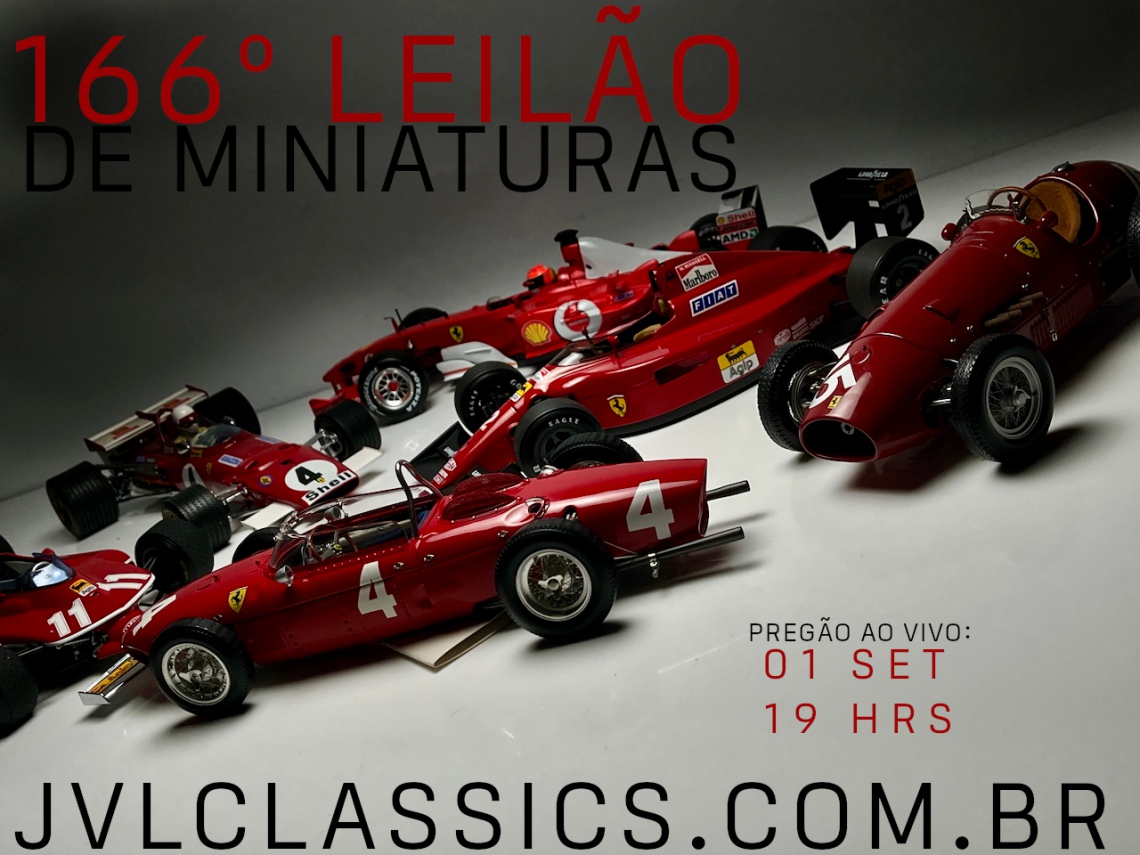 166º Leilão de Miniaturas JVL Classics - Ferrari Legacy