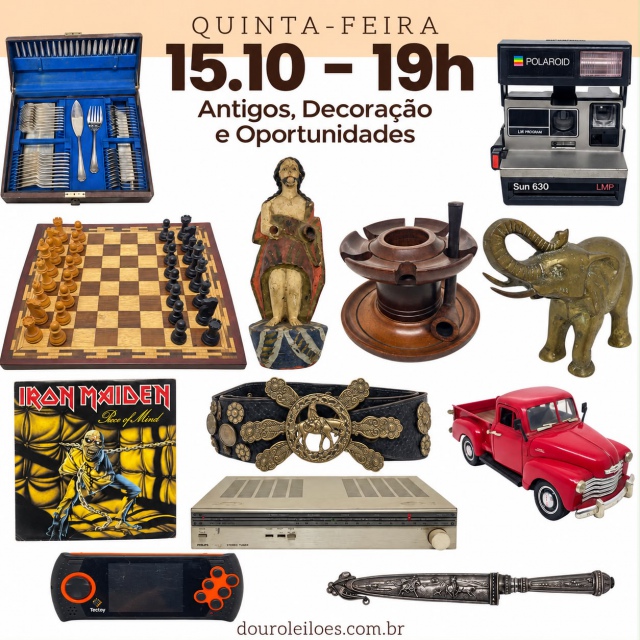 103º LEILÃO DE ANTIGOS, DECORAÇÃO E OPORTUNIDADES