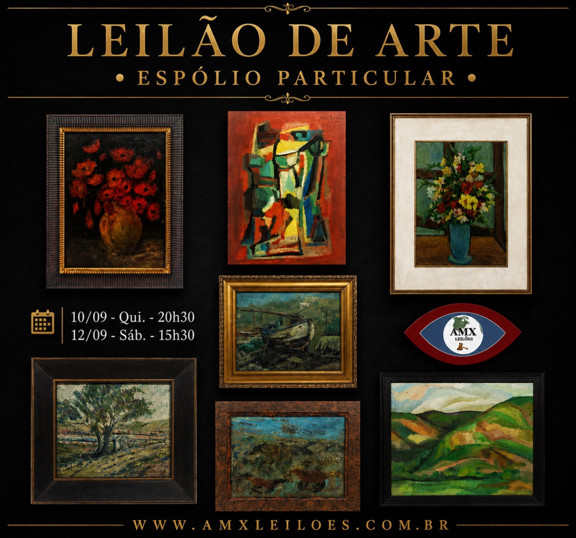 LEILÃO DE ARTE ESPÓLIO PARTICULAR
