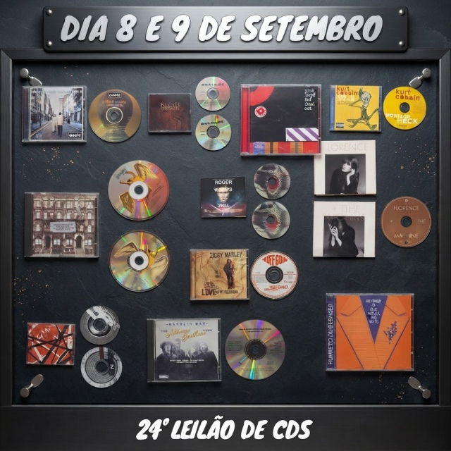 GARIMPO MUSICAL! 24º LEILÃO DE CDS