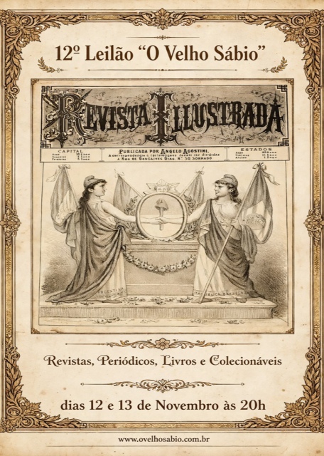 12ºLeilão: O Velho Sábio. Revistas, Periódicos, Livros e Colecionáveis