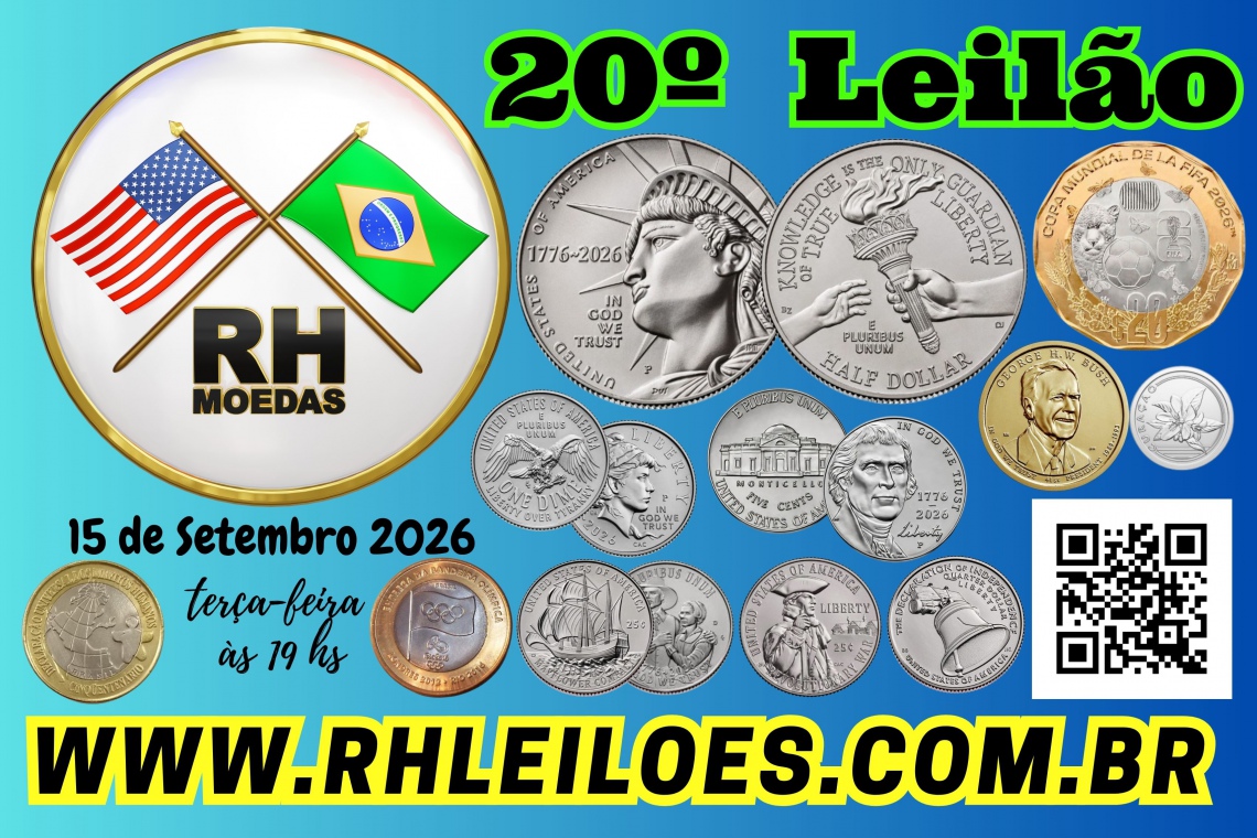 20º Leilão RH Moedas