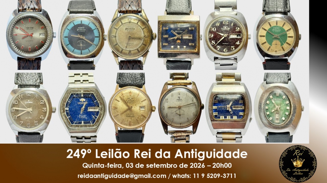 249º Leilão Rei da Antiguidade