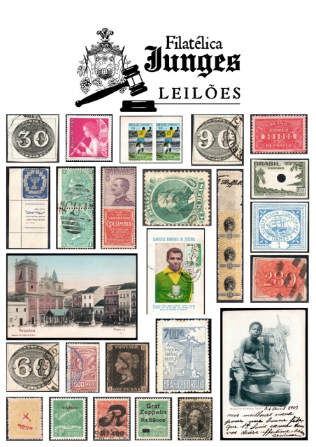 106º Leilão de Filatelia - Com Brasil e Estrangeiros