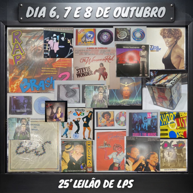 GARIMPO MUSICAL! 25º LEILÃO DE VINIL E CDS