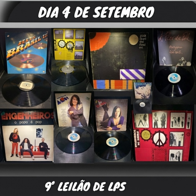 9º LEILÃO DE LPS, CDS E COLECIONAVEIS!