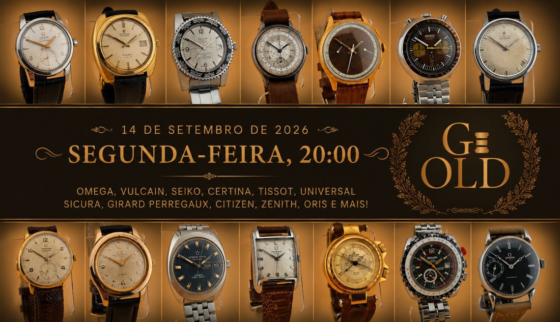 Relógios - É Old but Gold Leilões