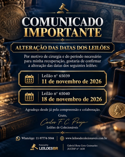 Leilões de Colecionáveis - São Paulo - SP