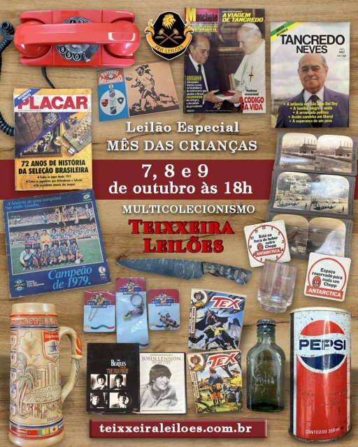 LEILÃO ESPECIAL MÊS DAS CRIANÇAS - MULTICOLECIONISMO
