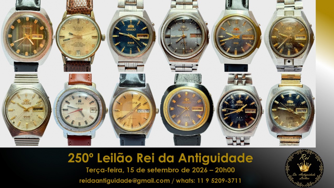 250º Leilão Rei da Antiguidade