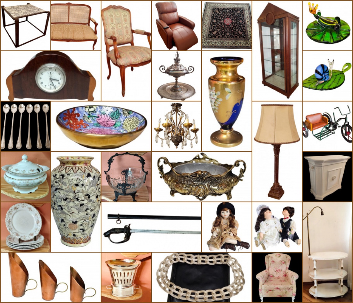 ACERVO FAMILIA DOS JARDINS - (MÓVEIS, PRATA DE LEI, PRATAS, TAPETES,  CRISTAL, PORCELANAS E OUTROS).