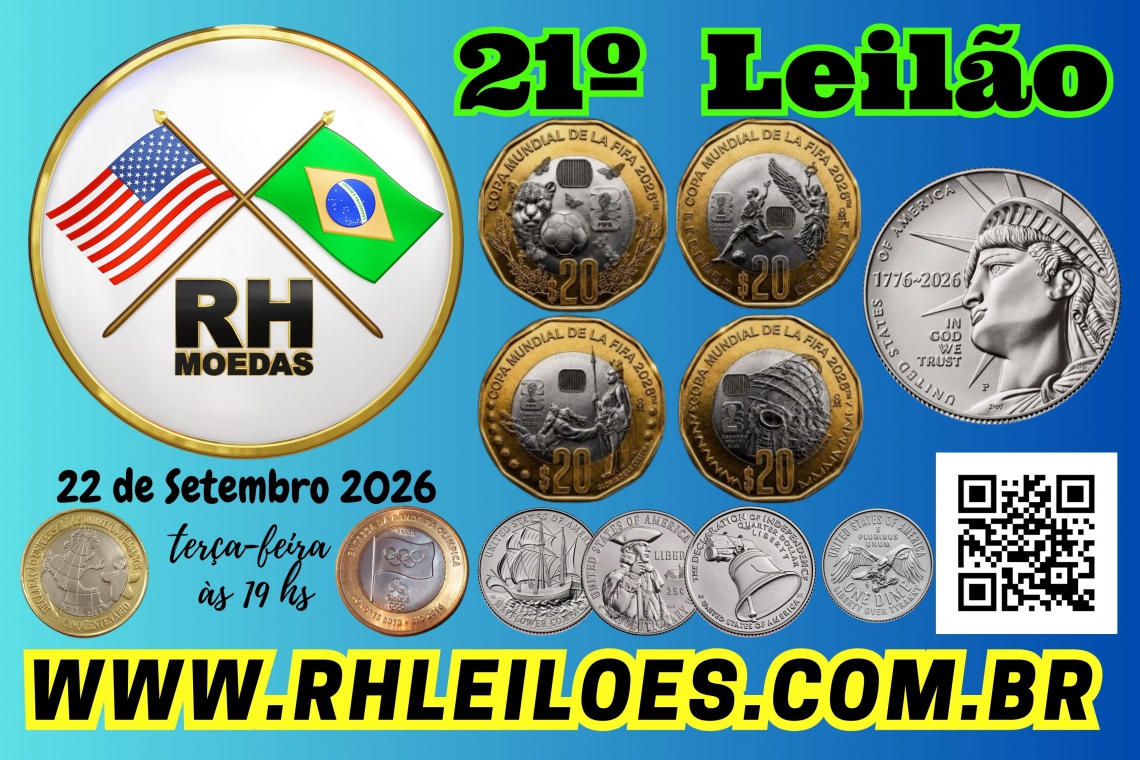 21º Leilão RH Moedas
