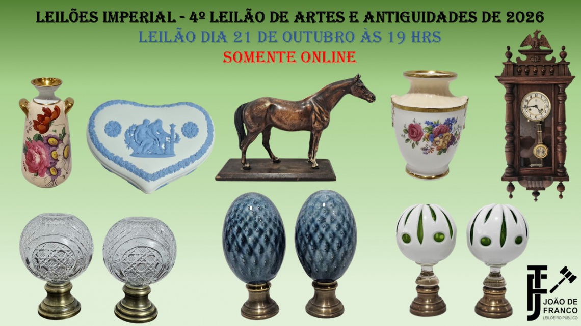 4º Leilão de Artes e Antiguidades de 2026