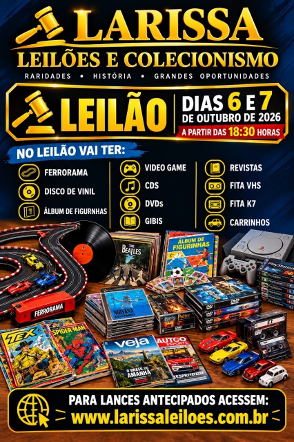 LEILÃO DE COLECIONISMO E ANTIGUIDADES