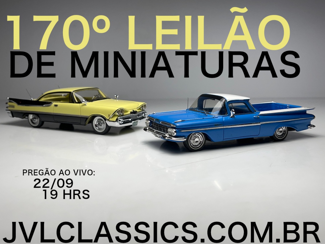 170º  Leilão de Miniaturas JVL Classics - Classic Cars 1/43