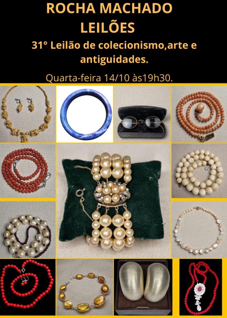 31º LEILÃO DE COLECIONISMO, ARTE E ANTIGUIDADES ROCHA MACHADO LEILÕES