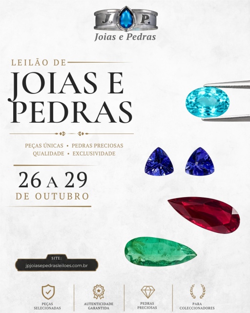 49º Leilão de Joias e Pedras Preciosa - Leia as Instruções