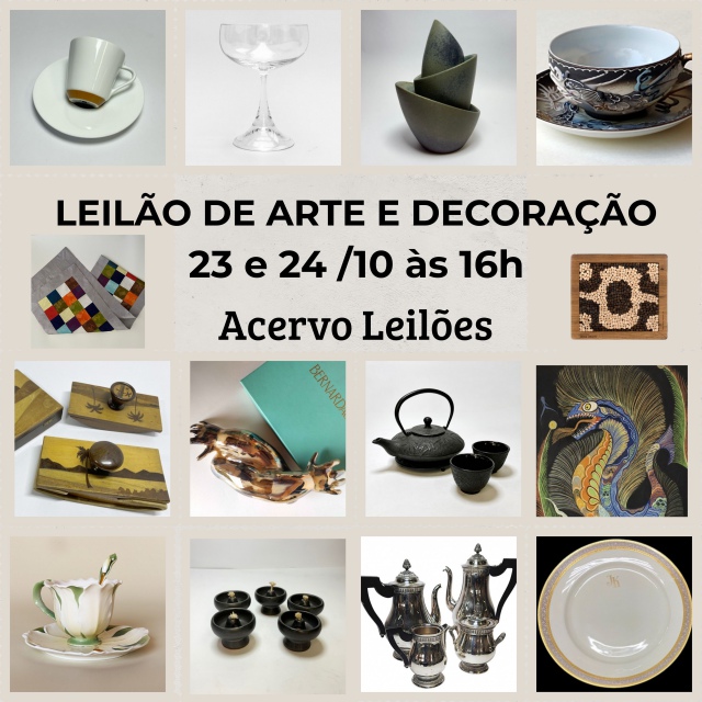 LEILÃO DE LIQUIDAÇÃO: ARTE E DECORAÇÃO
