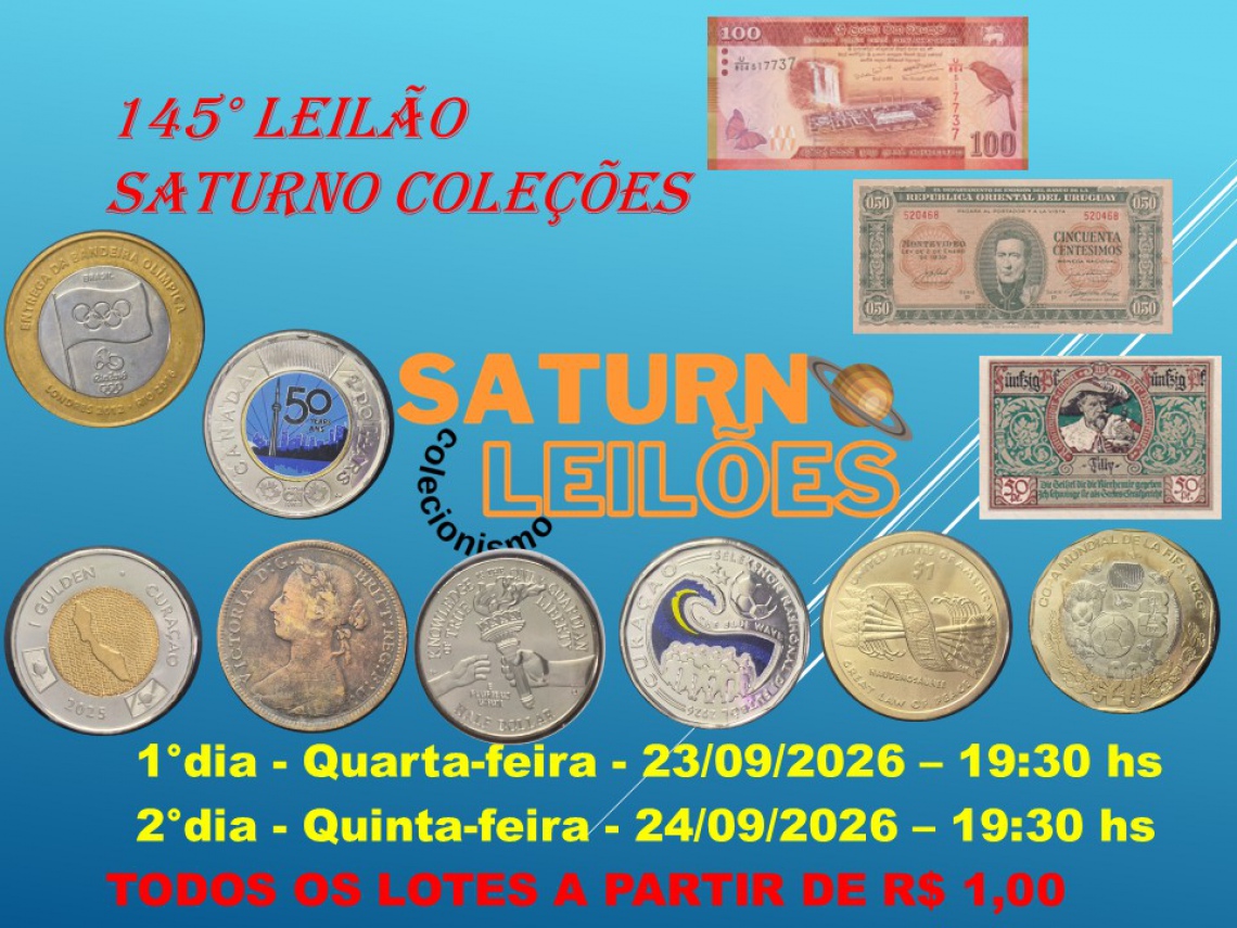 145º LEILÃO SATURNO LEILÕES