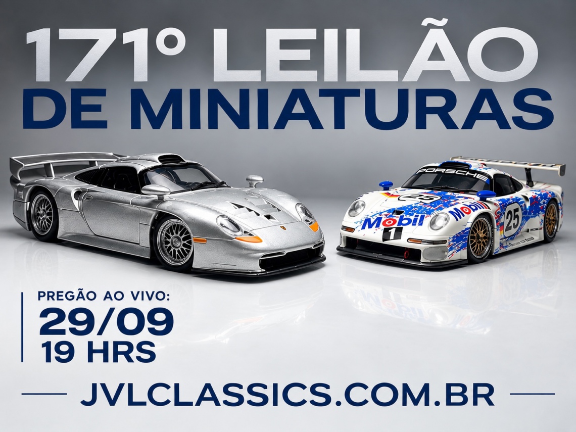 171º  Leilão de Miniaturas JVL Classics - 1/18 e 1/24
