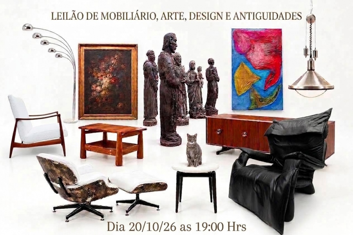 LEILÃO DE MOBILIÁRIO, ARTE, DESIGN E ANTIGUIDADES