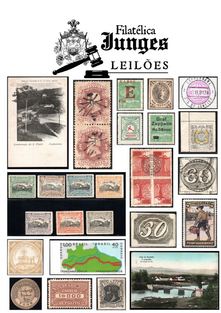 108º Leilão de Filatelia - Com Brasil e Estrangeiros